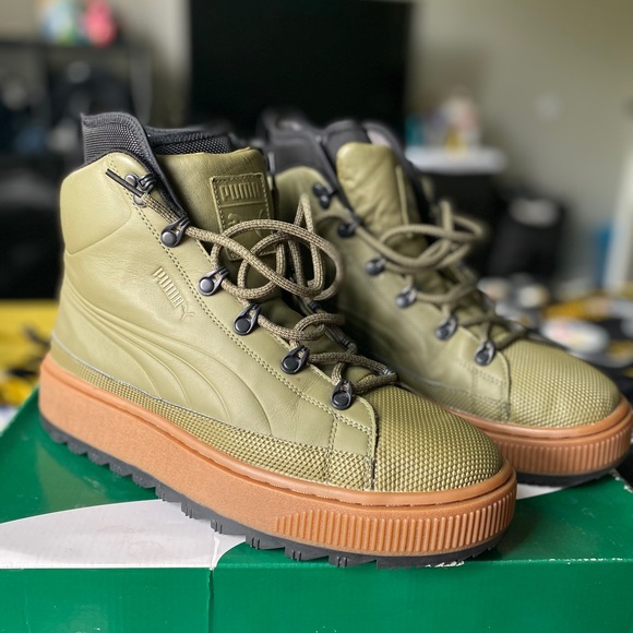 puma the ren boot olive